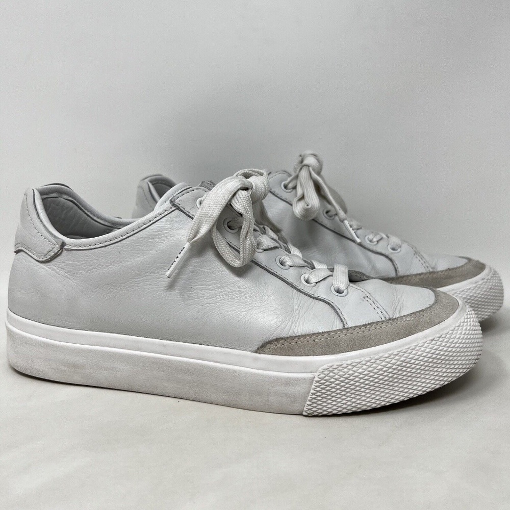 Rag & Bone Shoes Women Size 8 (39) Low Sneakers White Off White Leather Casual